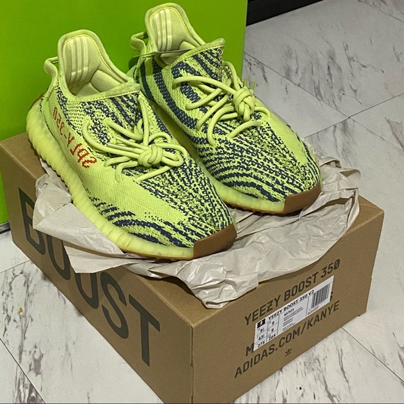 Zebra Yeezy 350 Gitd Neon Yeezy Boost Lumineuse Yeezy Boost Led